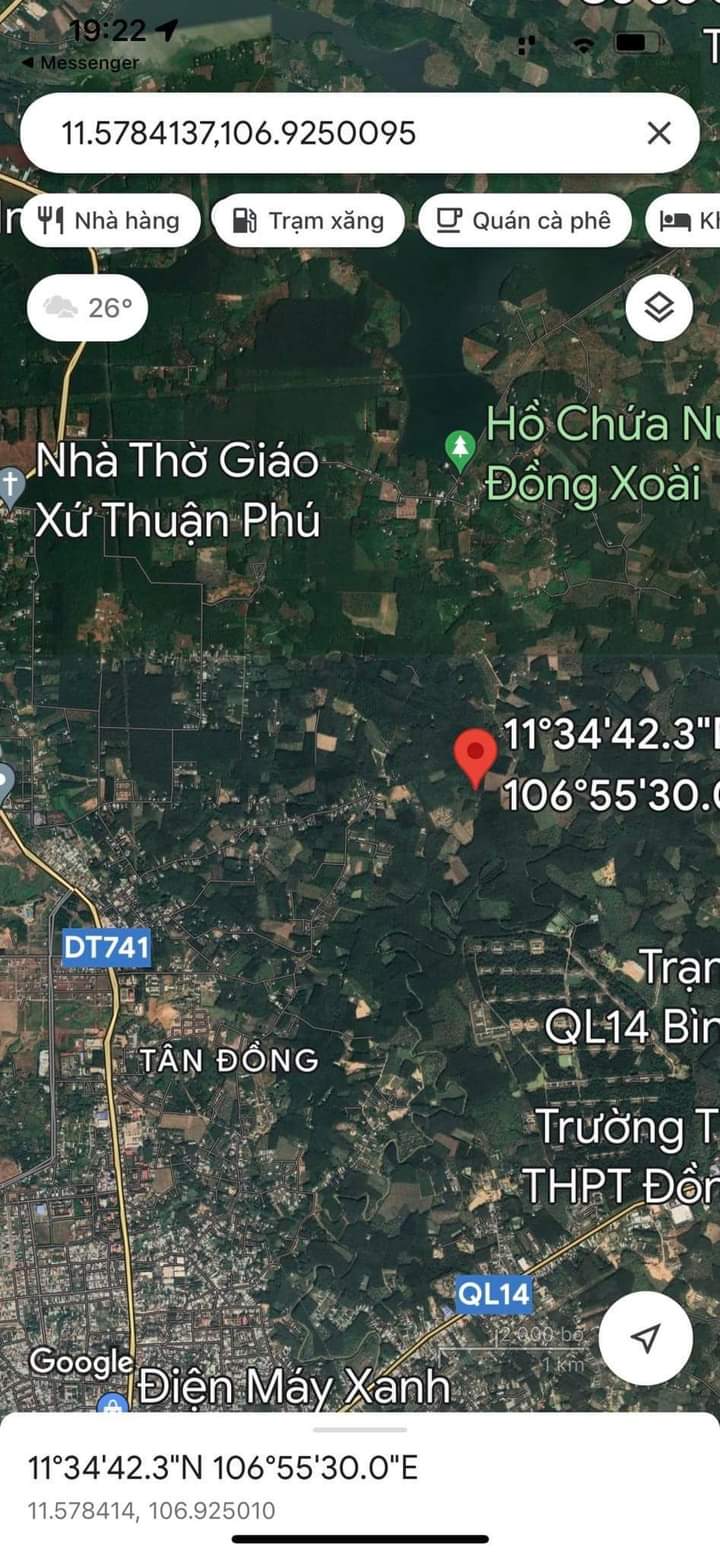 Bán đất xã Thuận Phú giá 1tỷ dt 5sào
