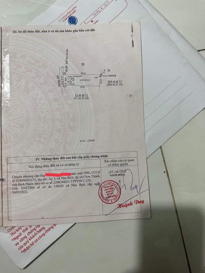 Bán đất xã Tân Quan giá 1tỷ150 dt 2xào6