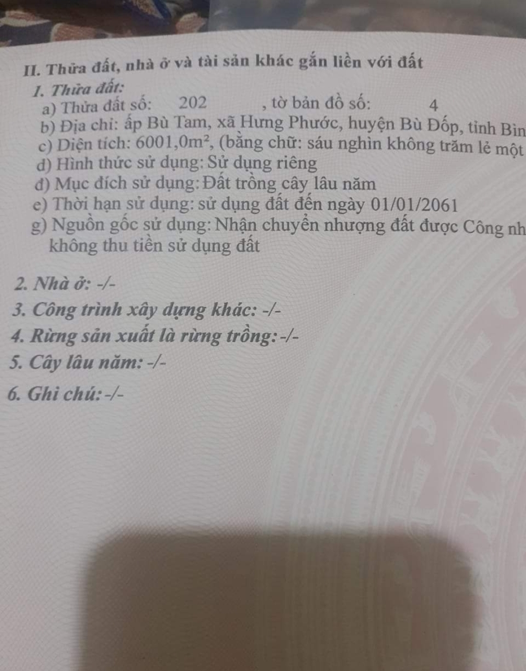 Bán đất xã Hưng Phước dt 8xào giá 500tr