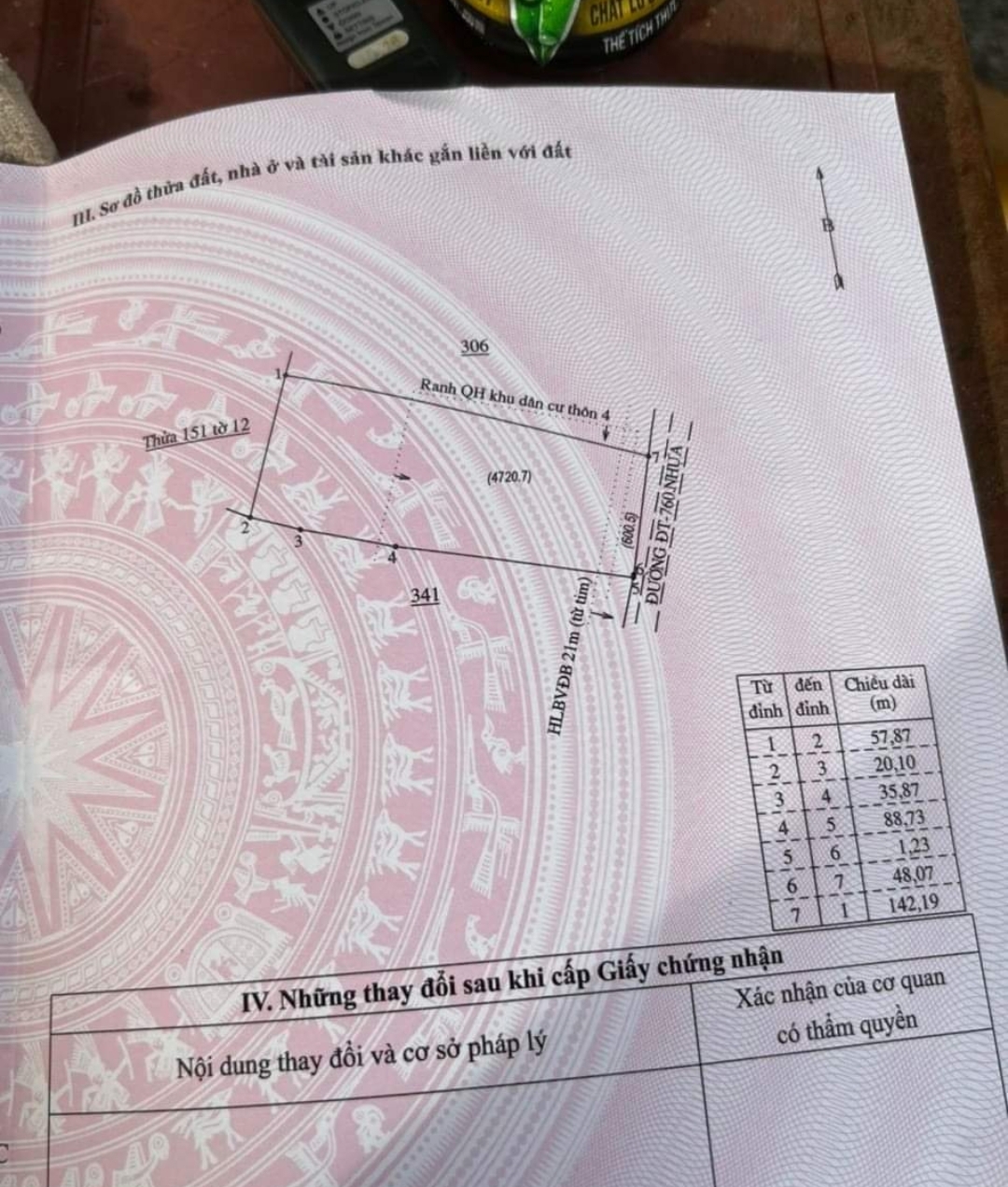 Bán đất xã Bình Minh dt 8xào giá 5,5tỷ