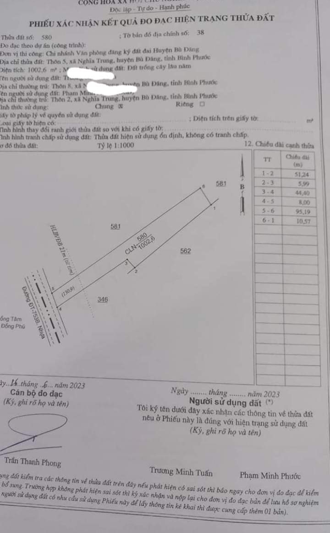 Bán đất xã Nghĩa Trung dt 1xào giá 550tr