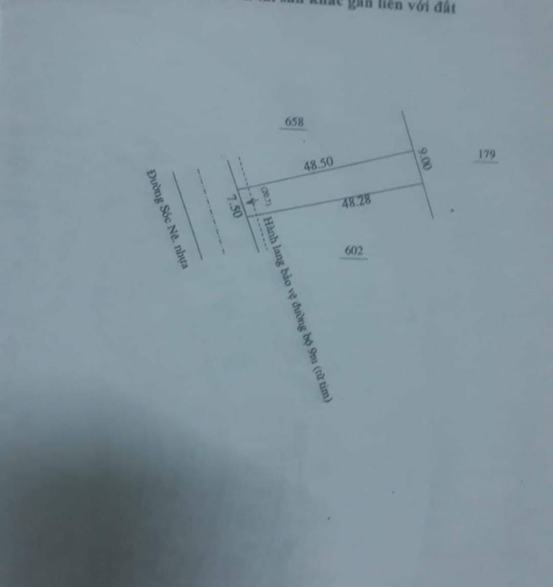 Bán đất xã Tân Tiến dt 7,5*48*100tc giá 1tỷ530tr