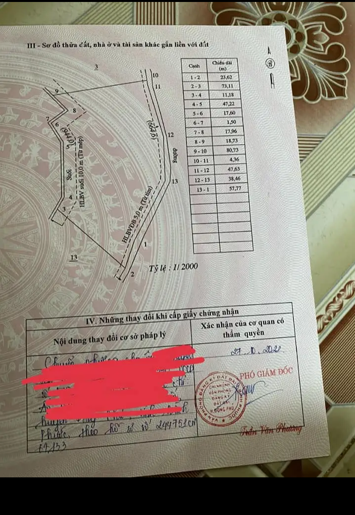 Bán đất xã Tân Tiến giá 1tỷ7 dt 1ha