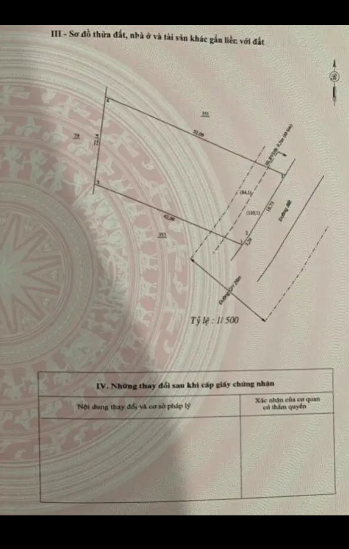 Bán đất xã Tân Hưng giá 550tr dt 16×55