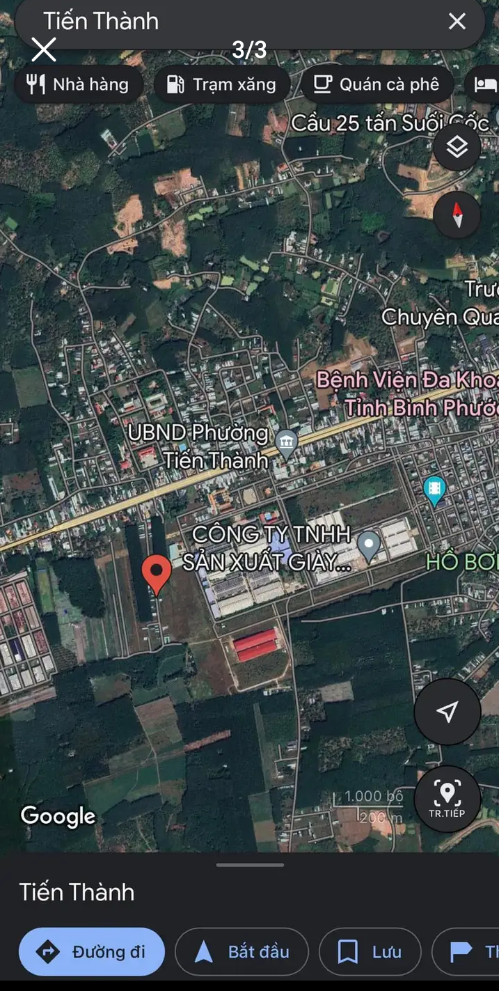 Bán đất phường Tiến Thành giá 1tỷ1 dt 6×20×100tc