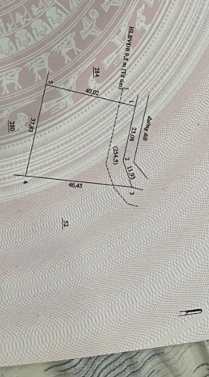Bán đất tt Tân Phú giá 1tỷ4 dt 1461m2