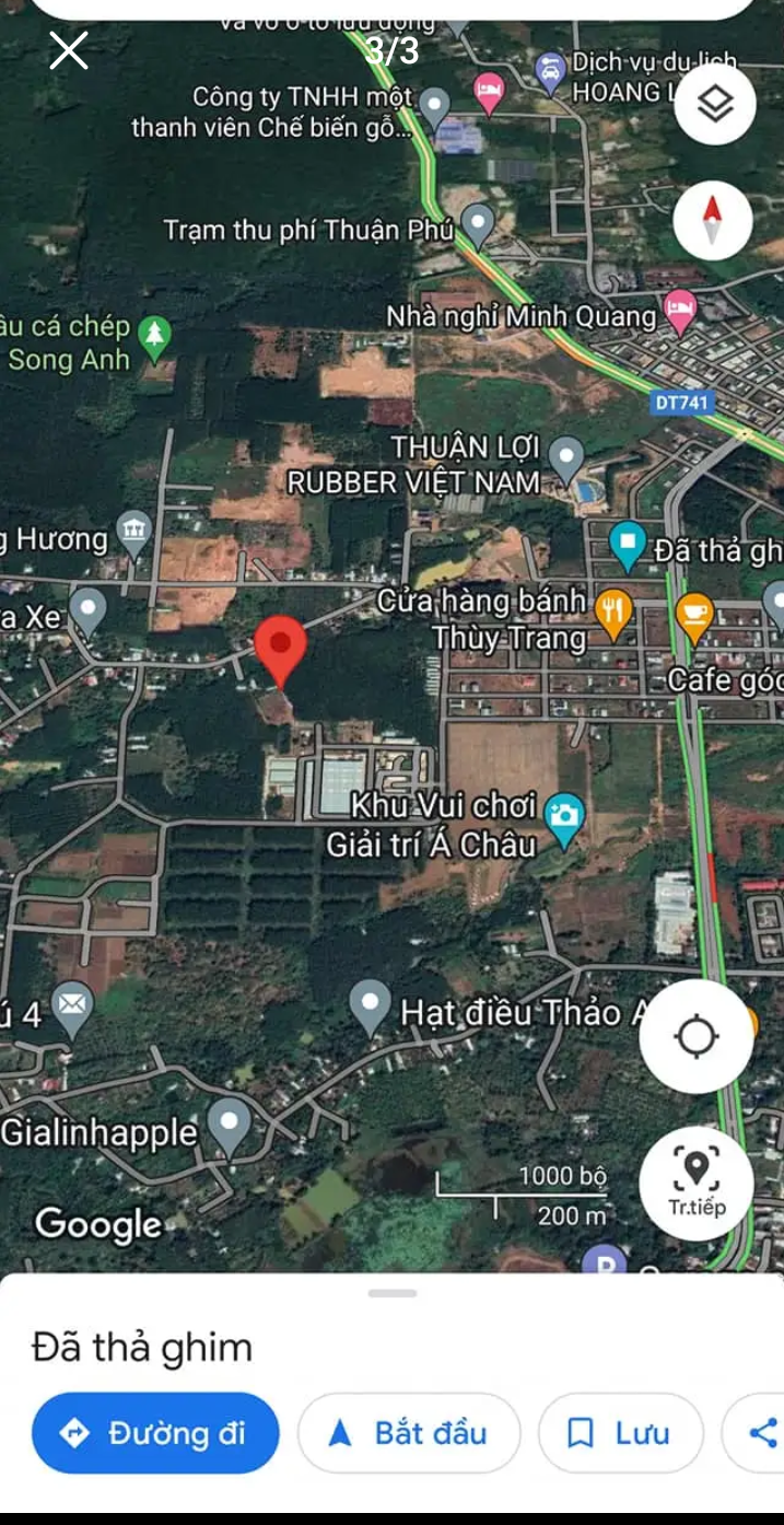 Bán đất phường Tân Phú giá 1tỷ150 dt 20×52 chưa thổ cư