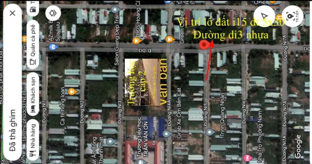 Bán đất Mỹ Phước 3 giá 1tỉ6 dt 5*30