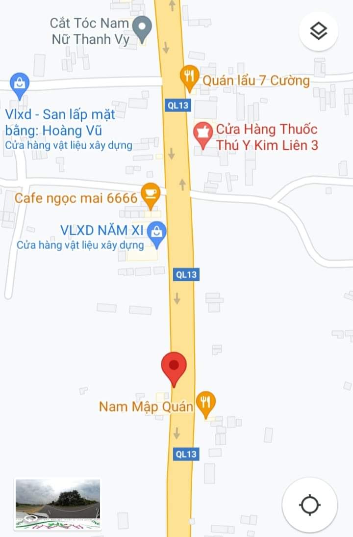 Bán đất tt Tân Khai giá 2tỷ400 dt 6×60×100tc