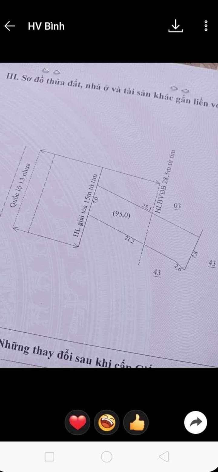 Bán đất xã Lộc hưng giá 1 tỷ 300tr dt 7x25x76 tc