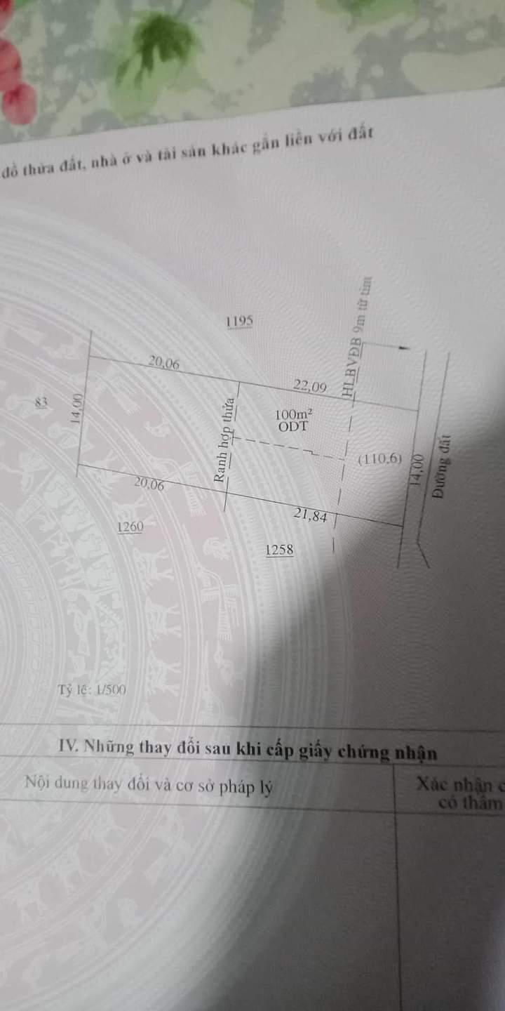 Bán đất khu phố Bình Tây phường Hưng Chiến giá 1 tỷ 400tr dt 14×42×100tc