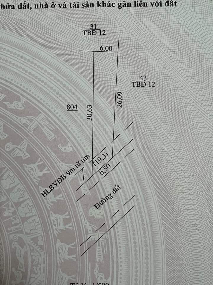 Bán đất ấp Vườn Rau xã Thanh Phú giá 299tr dt 6×30