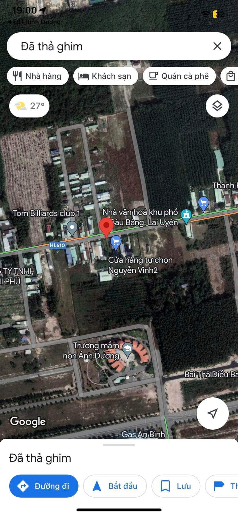Bán đất Lai Uyên giá 2tỉ7 dt 6*52*100tc