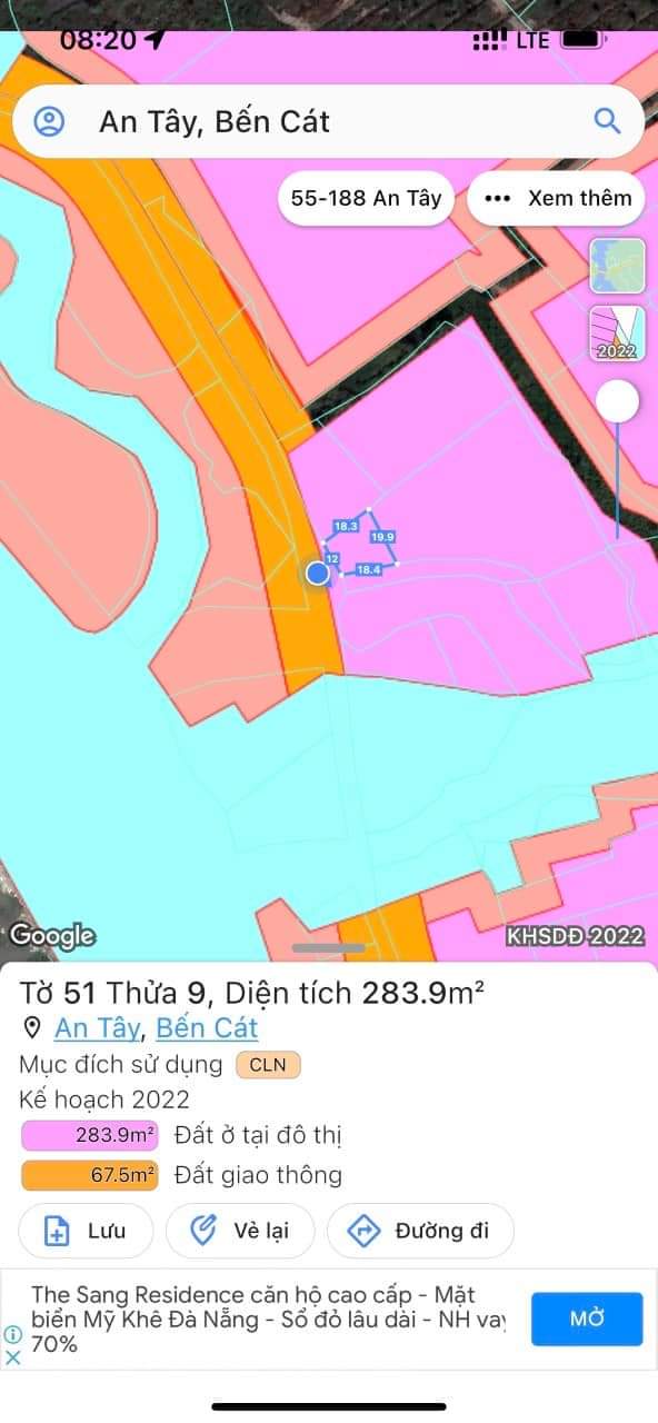 Bán đất An Tây giá 1tỉ350 dt 11*24