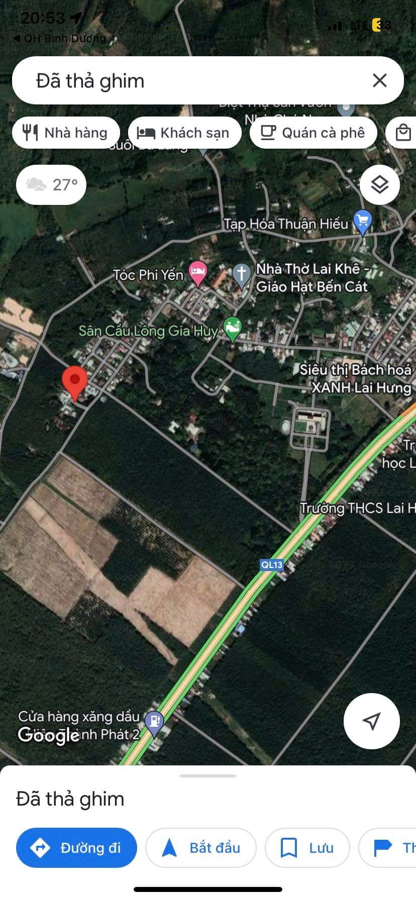 Bán đất Lai Hưng giá 650tr dt 3,5*39*100tc