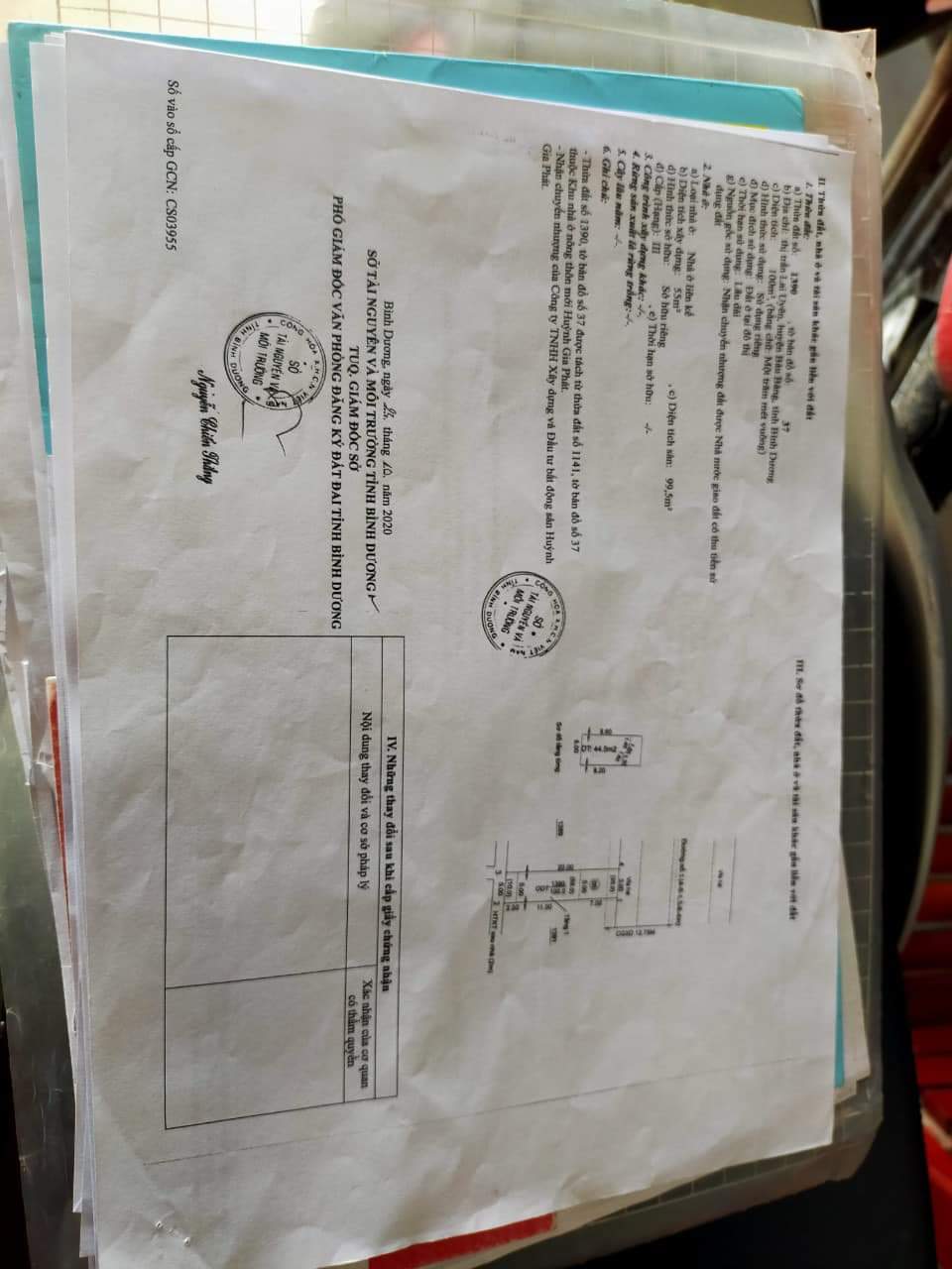 Bán đất Lai Uyên giá 1tỉ5 dt 5*20