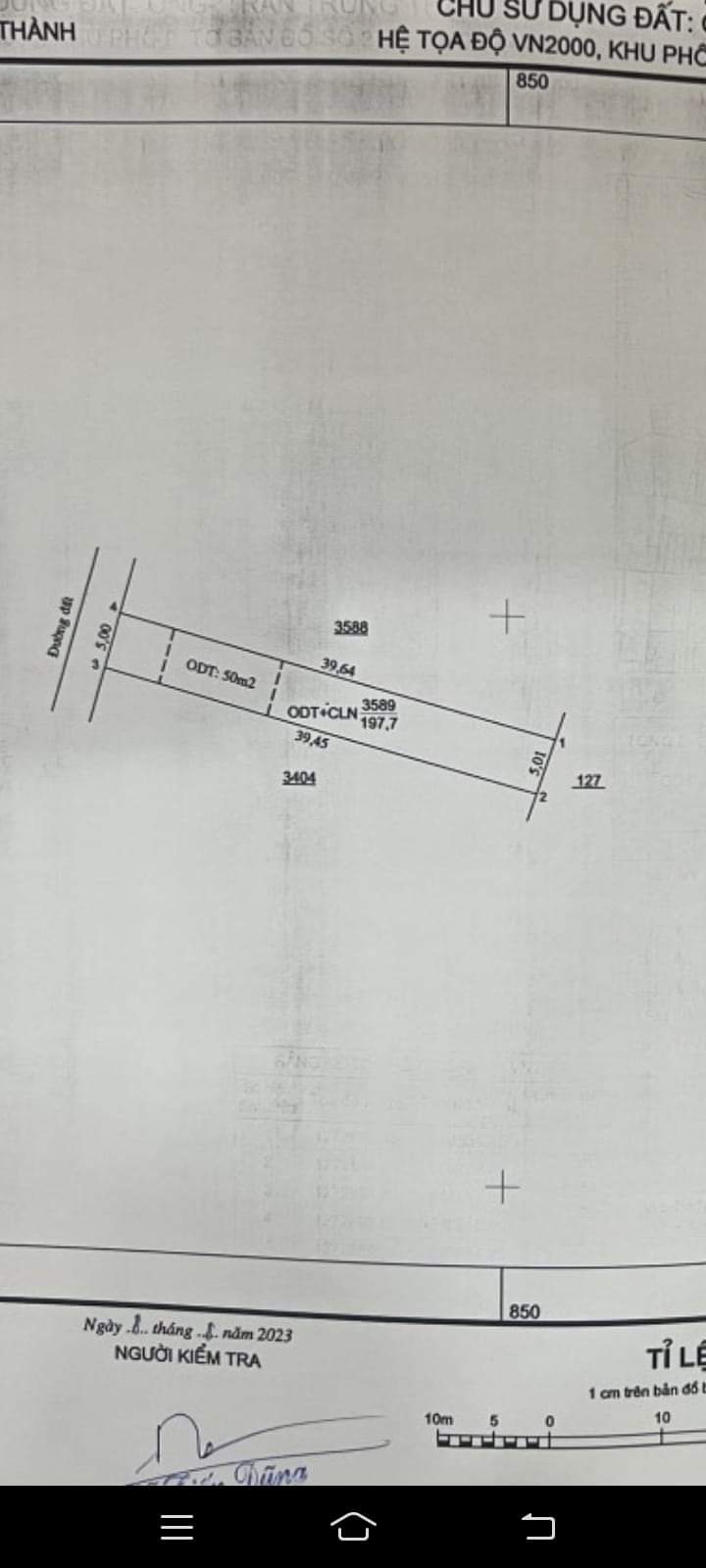 Bán đất kp9 phường Minh Hưng giá 450tr dt 5x39x50 tc