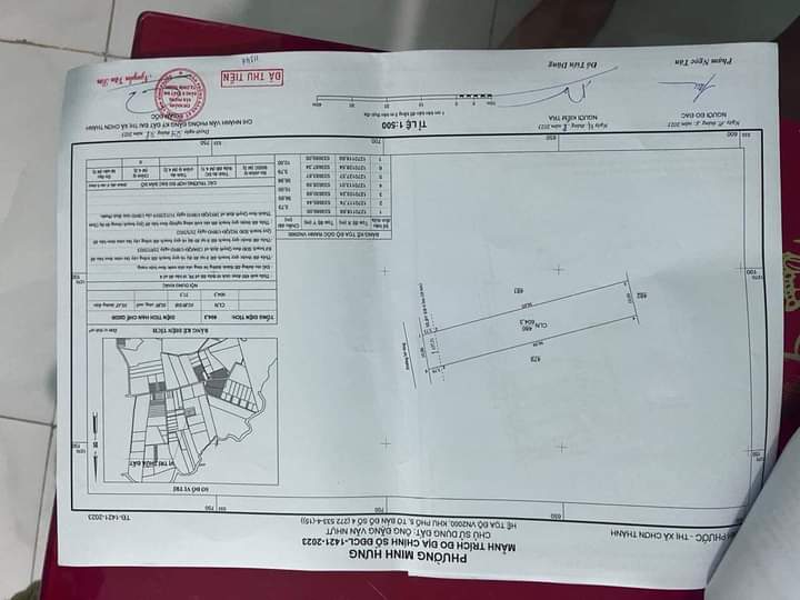 Bán đất kp5 phường Minh Hưng giá 550tr dt 10×60