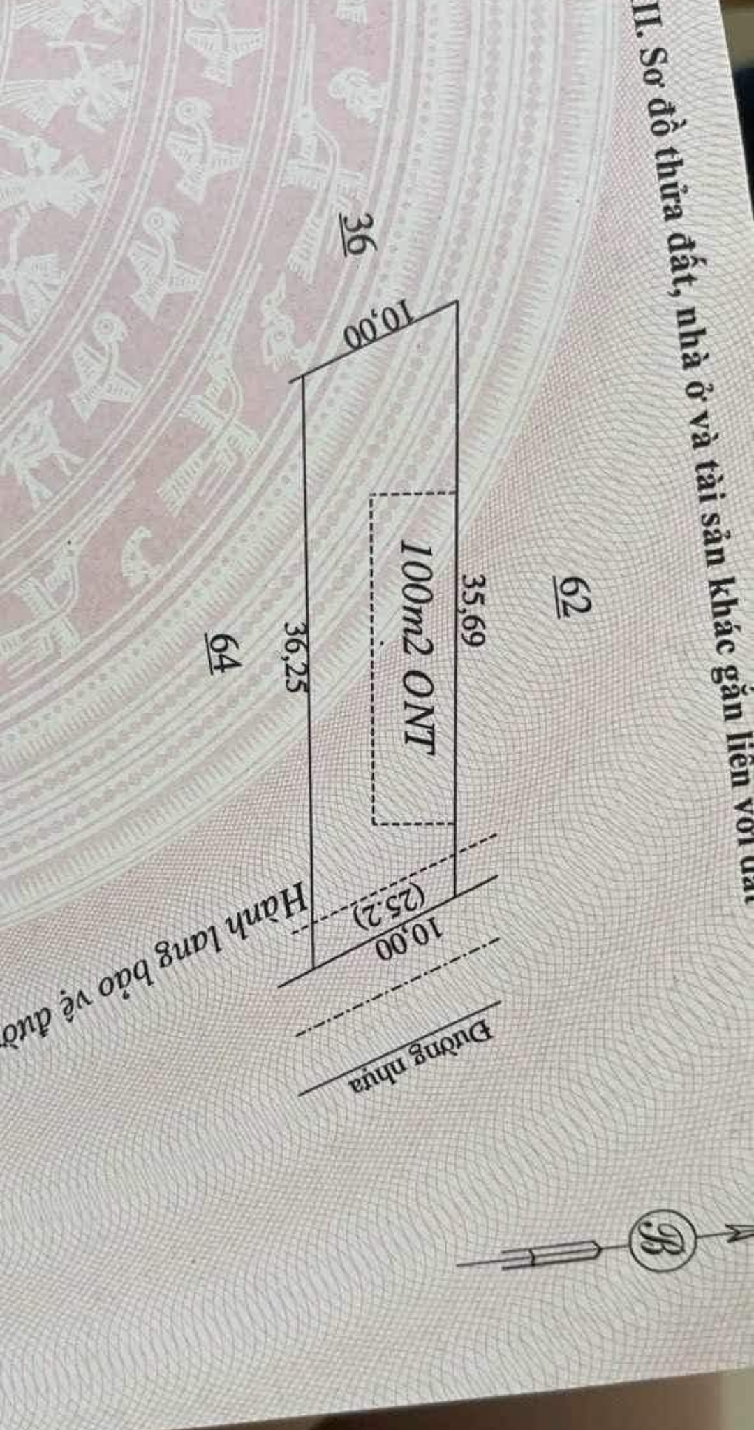 Bán đất xã Thanh Hòa dt 10*35*100tc giá 350tr