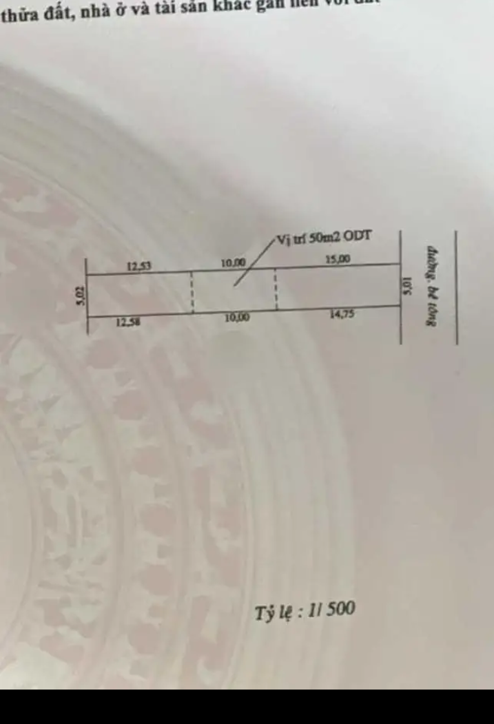 Bán nha phường Tân Xuân giá 1tỷ dt 5×38×50tc