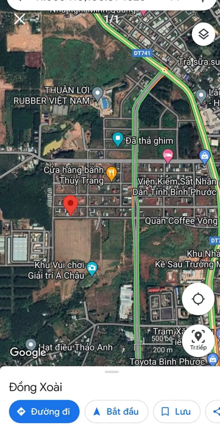 Bán đất phường Tân Phú giá 1tỷ200 dt 5×21×100%tc