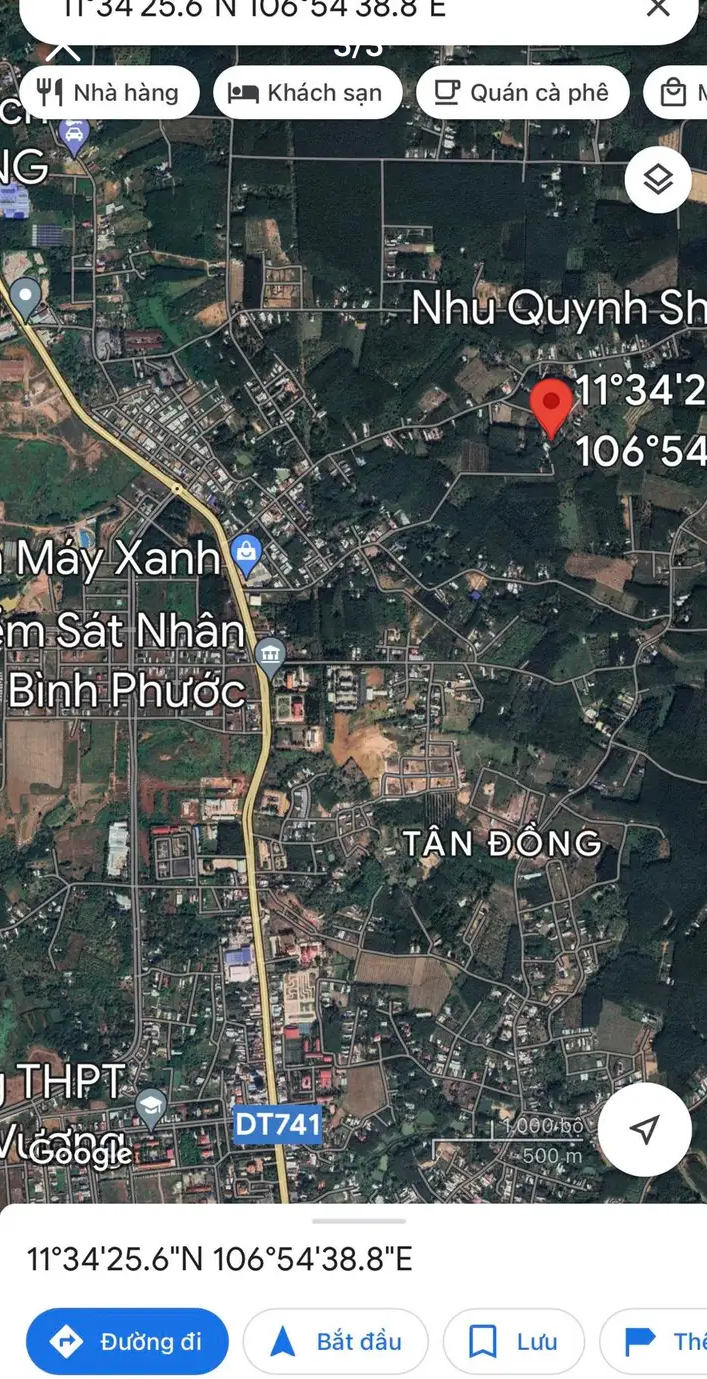 Bán đất phường Tân Đồng giá 1tỷ dt 10×31×40tc