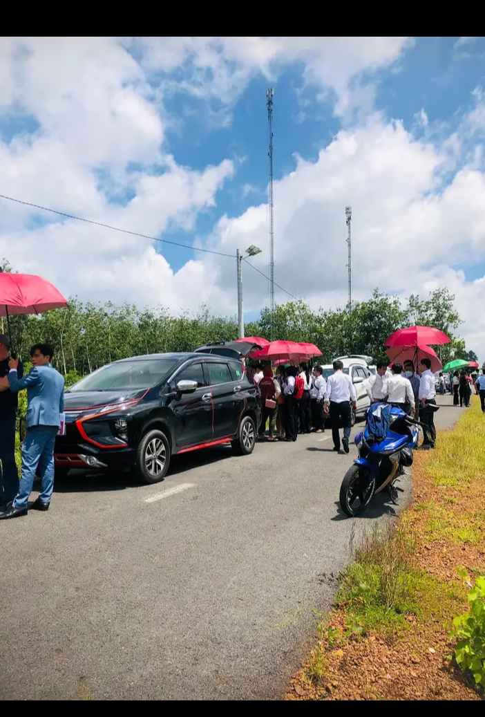 Bán đất tt Tân Khai giá 650tr dt 210m2