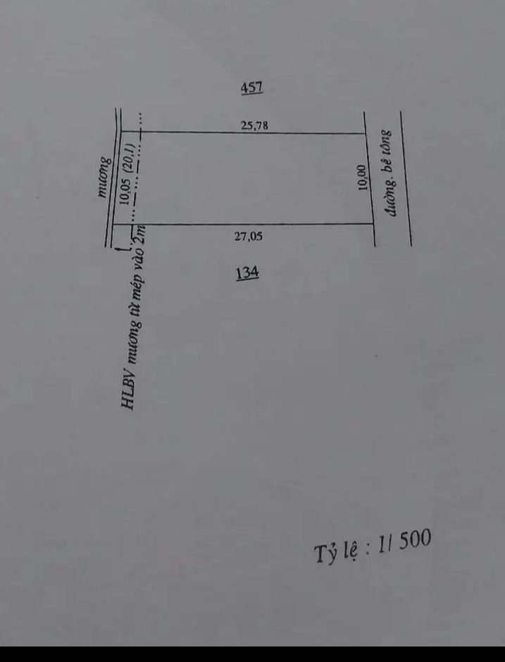 Bán đất phường Tân Đồng giá 1tỷ1 dt 10×27×40tc