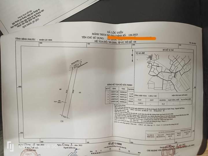 Bán đất xã Lộc Điền giá 190tr dt 1 sào