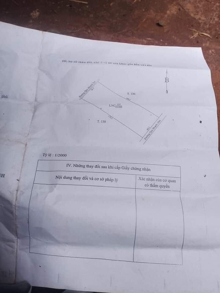 Bán đất xã Lộc An giá 1 tỷ dt 1 héc 2