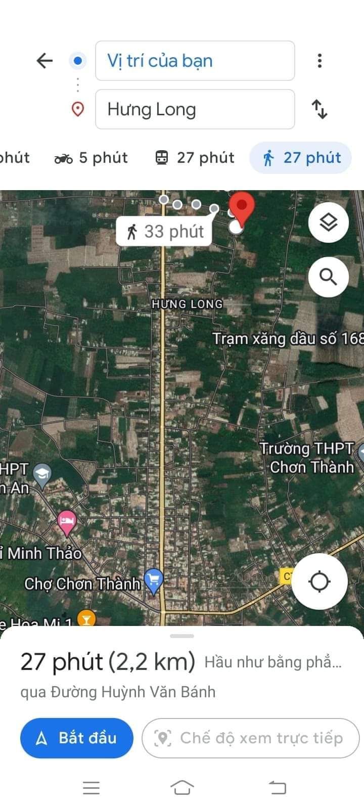 Bán đất khu phố 10 phường Hưng Long giá 1 tỷ 900tr dt 11×44×50tc