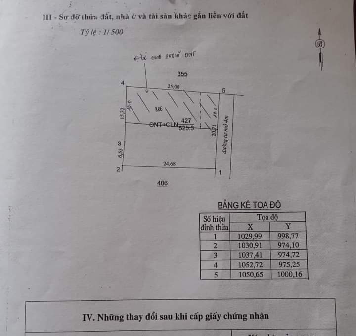 Bán nhà xã Tiến Hưng giá 1tỷ3 dt 10×25×50tc