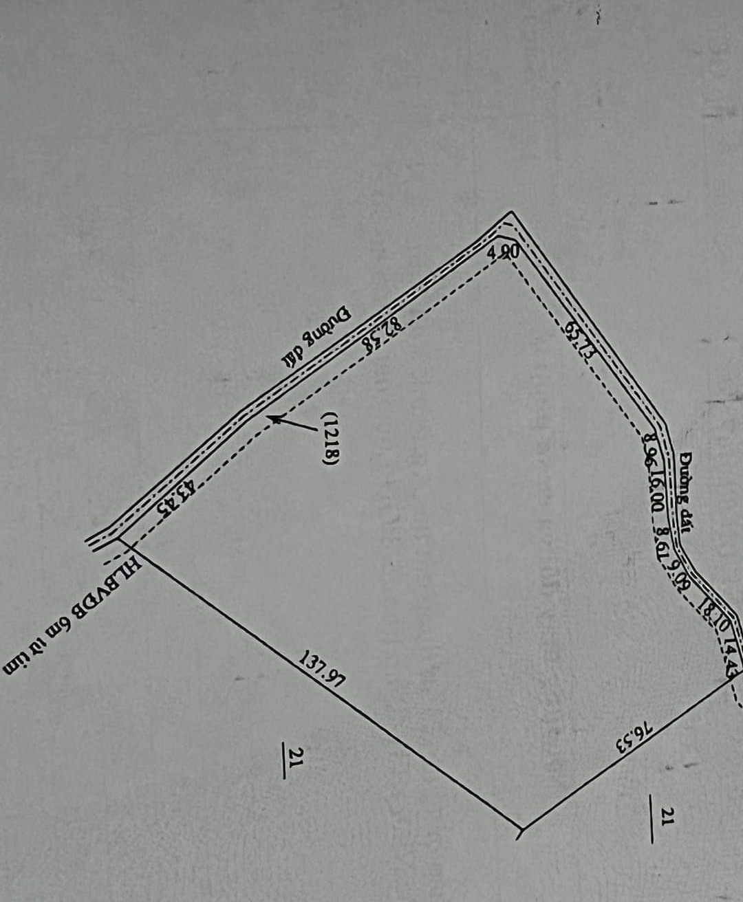 Bán đất xã Hưng Phước dt 1ha46 giá 2,1tỷ