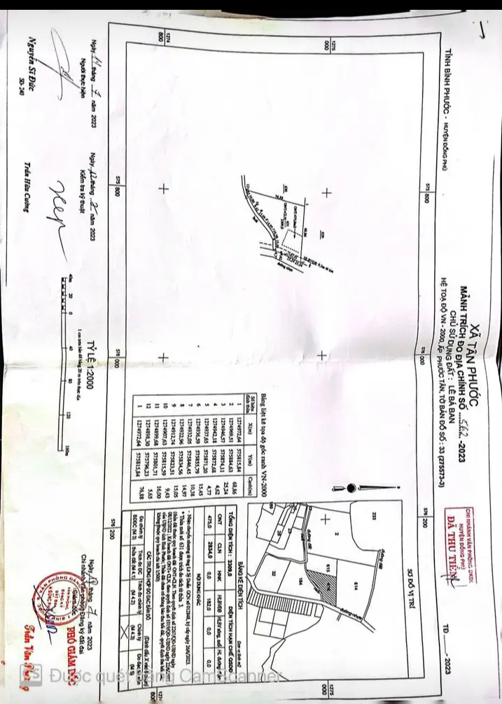 Bán đất xã Tân Phước giá 3tỷ3 dt 3sào3