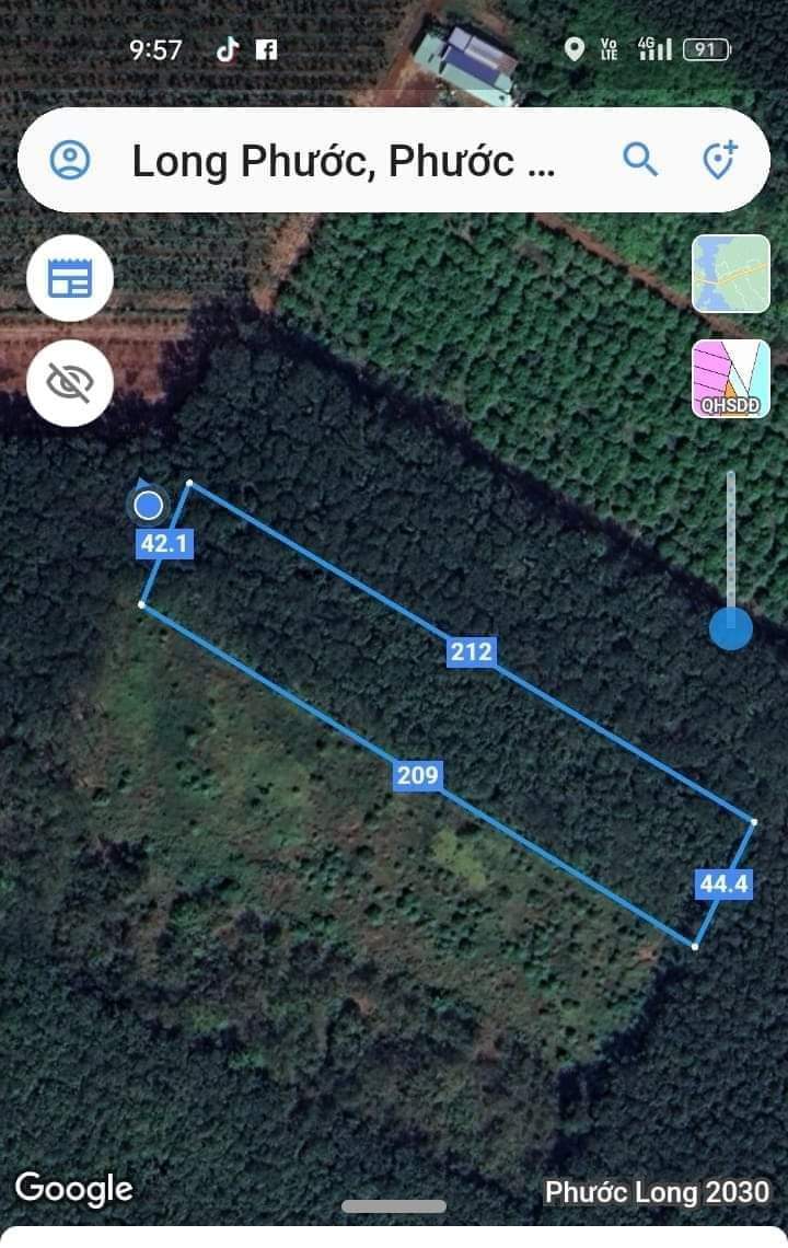 Bán đất phường Long Phước giá 4tỷ dt 9sào