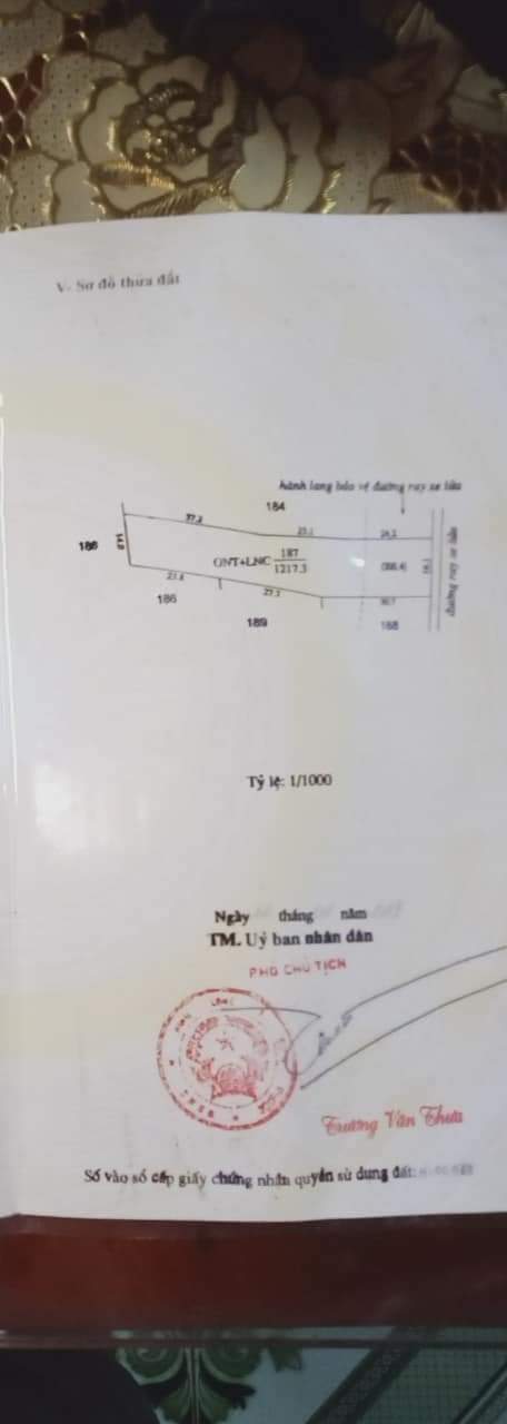 Bán đất xã Thanh Bình giá 1tỷ4 dt 2xào×200tc