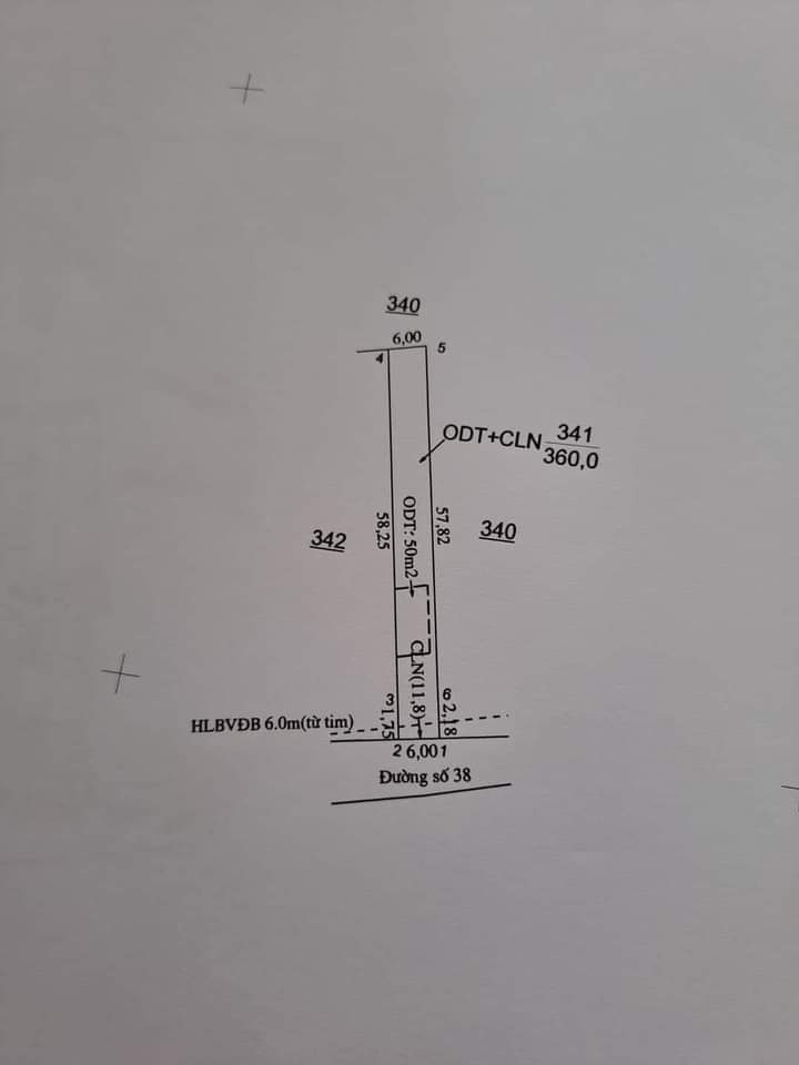 Bán đất khu phố 4 phường Minh Hưng giá 540tr dt 6×58