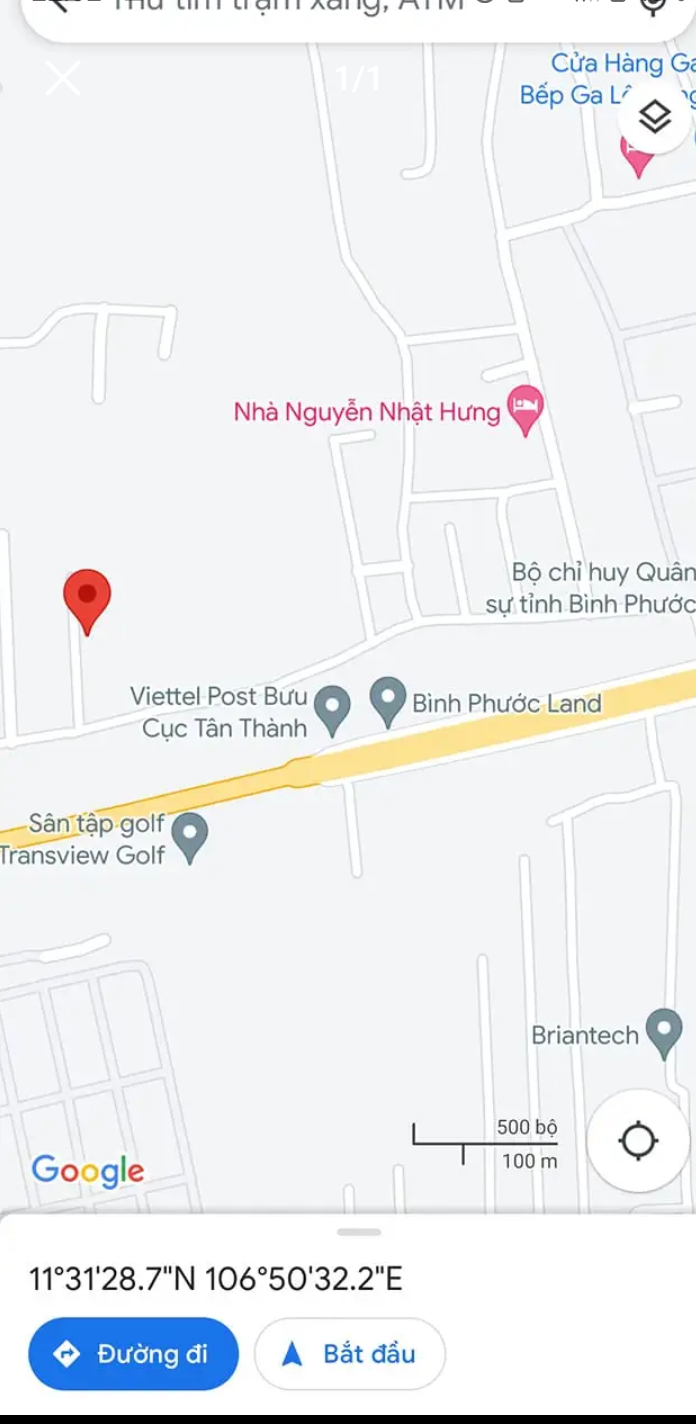 Bán đất phường Tiến Thành giá 686tr dt 10×21