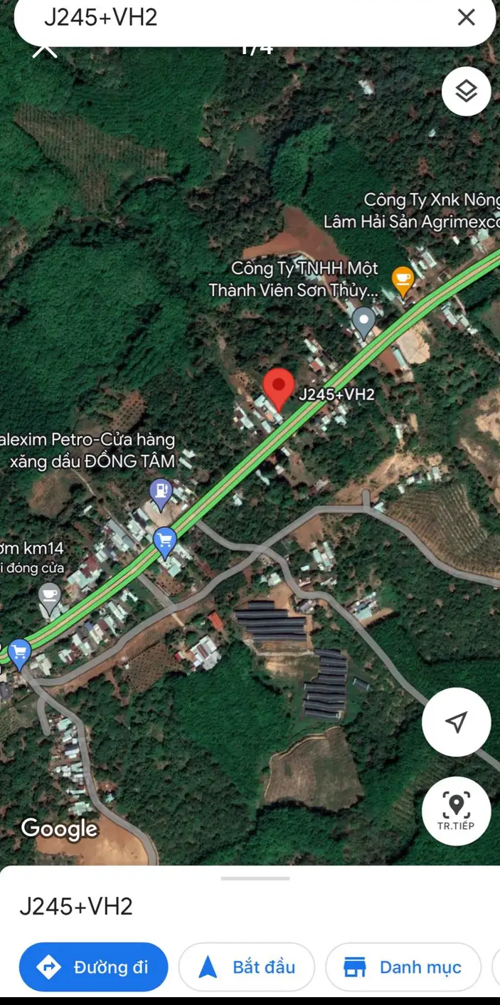 Bán đất xã Đồng Tâm giá 2tỷ050 dt 10×50×full tc