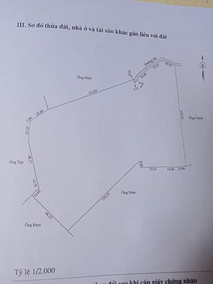 Bán đất xã Lộc Hiệp giá 3tỷ6 dt 3ha