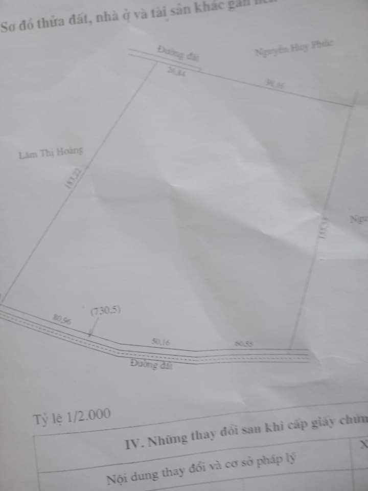 Bán đất xã Lộc Quang giá 1tỷ5/ha dt 2ha7