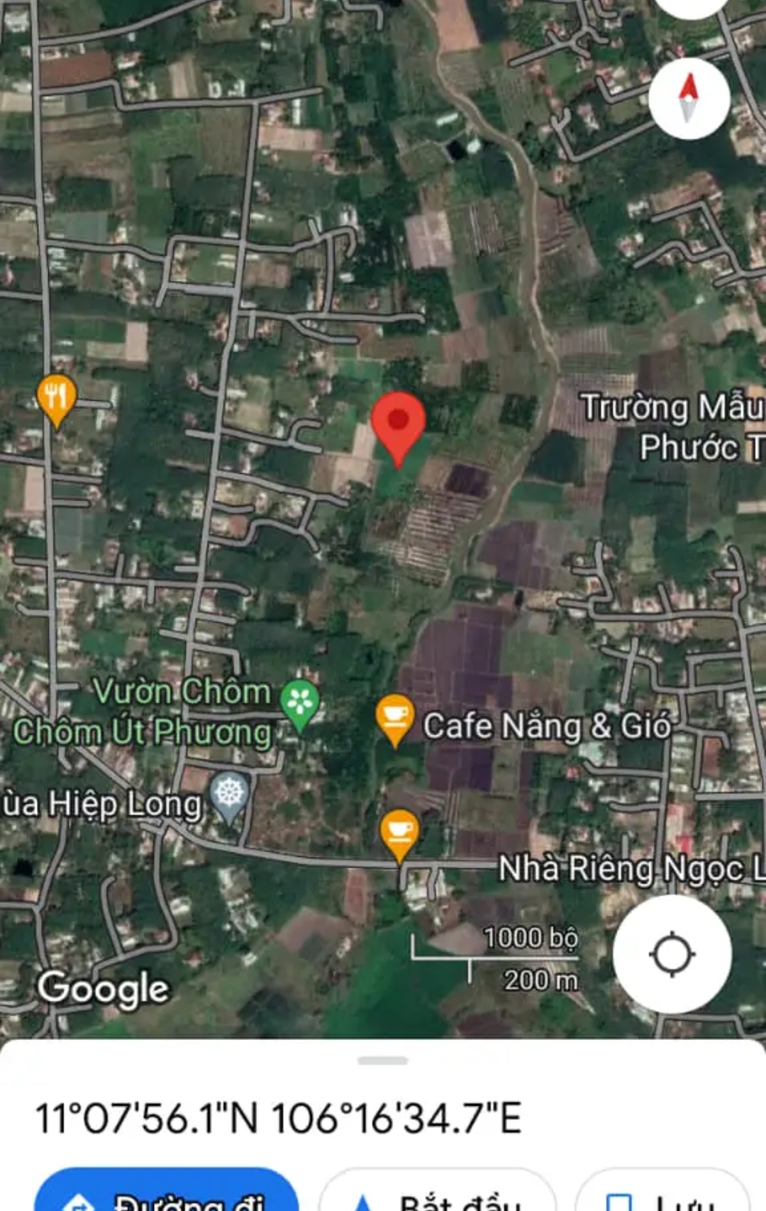 Bán đất xã Hiệp Thạnh dt 2852,7m2 giá 2,5tỷ