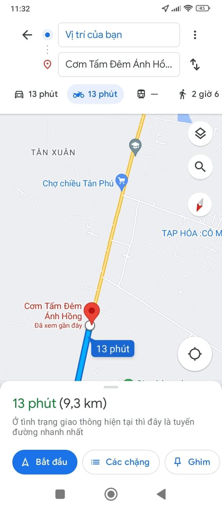 Bán đất xã Tân Phú giá 1 tỷ 500tr dt 6×60×60tc