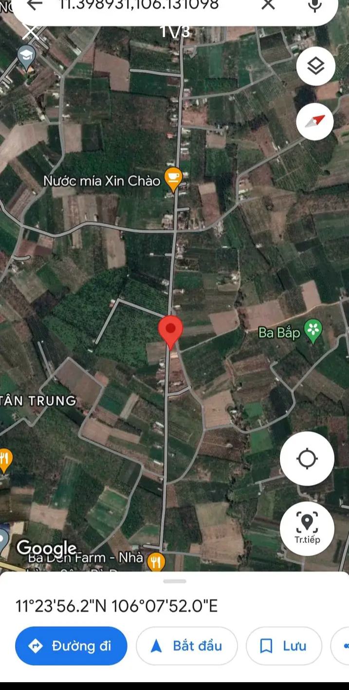 Bán đất xã Tân Bình giá 120tr/m dt 6×30×60tc