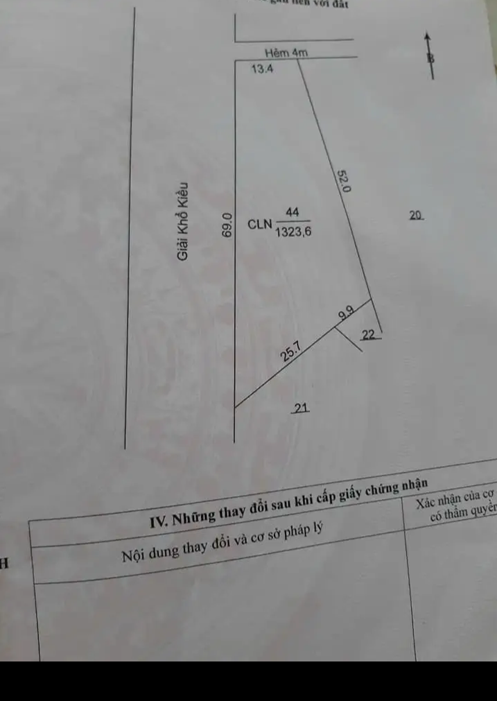 Bán đất xã Trường Hoà giá 2tỷ600 dt 4công6